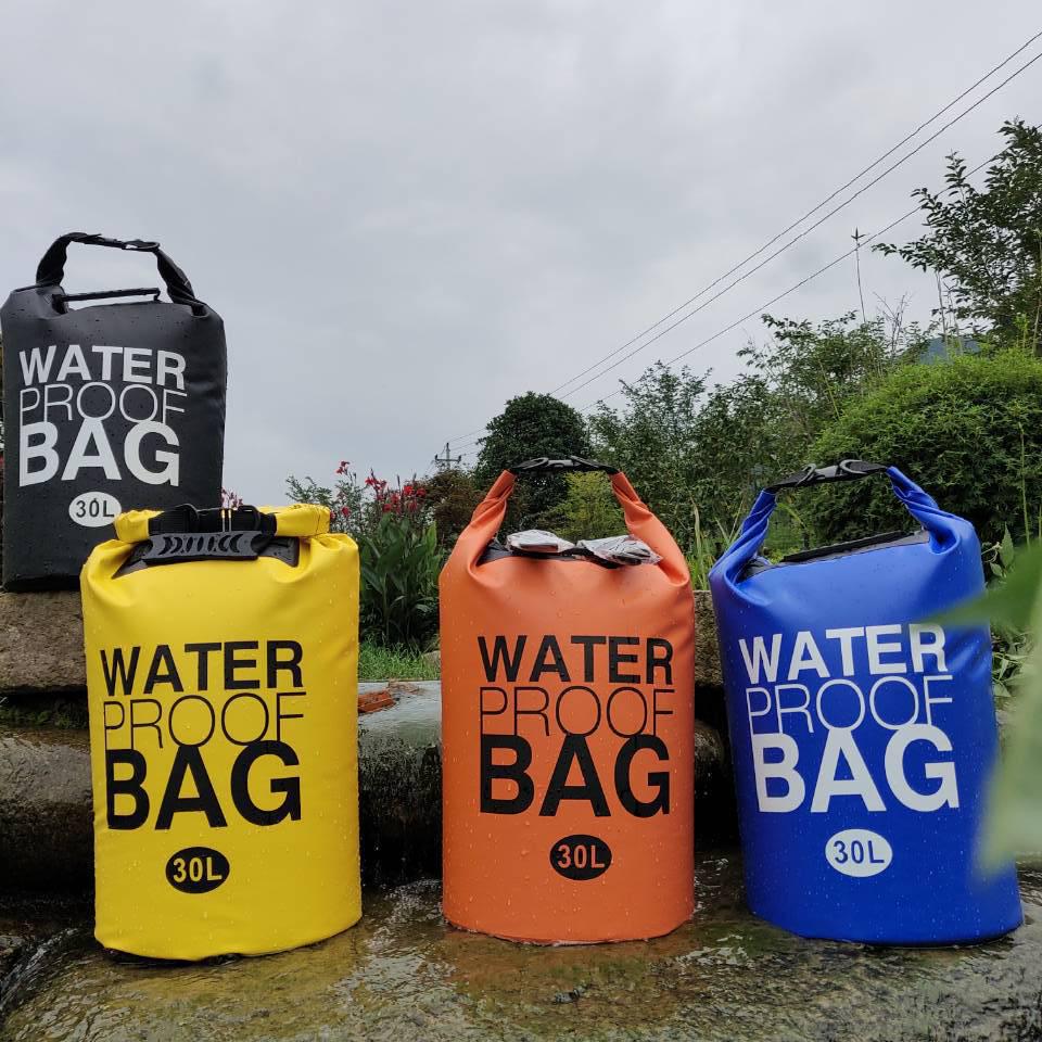 Waterproof PVC Mesh Backpack: Ocean Kayaking Dry Bag with Random Pattern