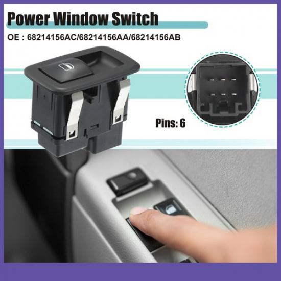 Right Passenger Side Power Window Switch Single  for Jeep Cherokee