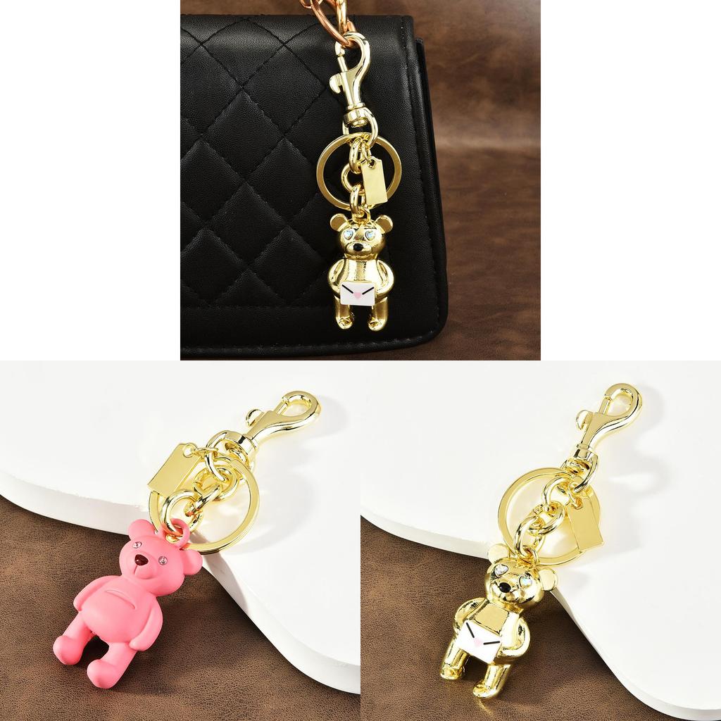 Animal Keychain Cute Bear Lover Gift For Backpack Decoration