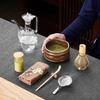 POKALOTEA Matcha Tea Set, 9-Piece Set, Tea Utensils, Matcha Bowl, Chasen, Chashaku, Chakasa, Matcha Sieve, Cotton Tea Cloth, Tea Caddy,