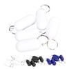 Floating Keychain Pill Shape Bright Color Easy Recognize Portable Floating Key Ring ABS for Surfing for Boating
