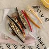 Retro Color Acetate Duckbill Hair Clip for Women: Stylish Side Bangs and Flyaway Management