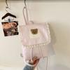 Schoolbag Wholesale Female Sweet College Style Cute Cartoon Bear Mini Backpack Ballet Style Lace Daily Backpack