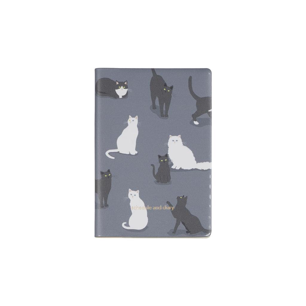 Delfonics Planner 2026 Edition (Starts October 2025) A6 Animal Weekly Planner (Blue-Gray)
