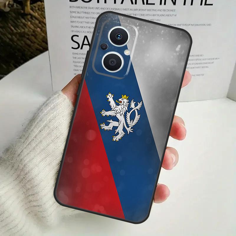 Czech Republic Czech Flag Case For OPPO Reno 13F 14F 12F 10 11 12 13 14 Pro 8T 7 8 Lite OPPO Find X6 X5 X8 X9 Pro Cover