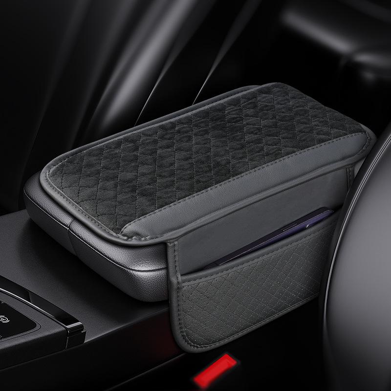 Car Armrest Heightening Pad with Storage - Multifunctional Sponge Protector for Interior