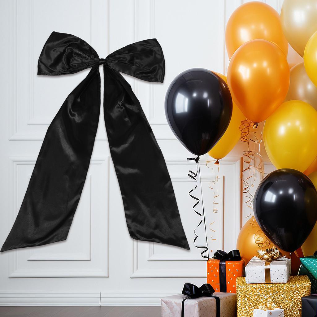 Large Polyester Ribbon Bows for Party Decorations Birthday Baby Shower Bridal Shower Bachelorette Graduation Wedding Backdrop