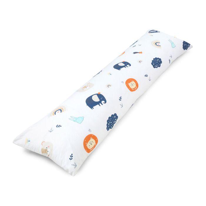 Oreiller dormeur latéral 40 x 145 avec housse Coton - Oreiller de corps de confort de adulte Motif arc-en-ciel
