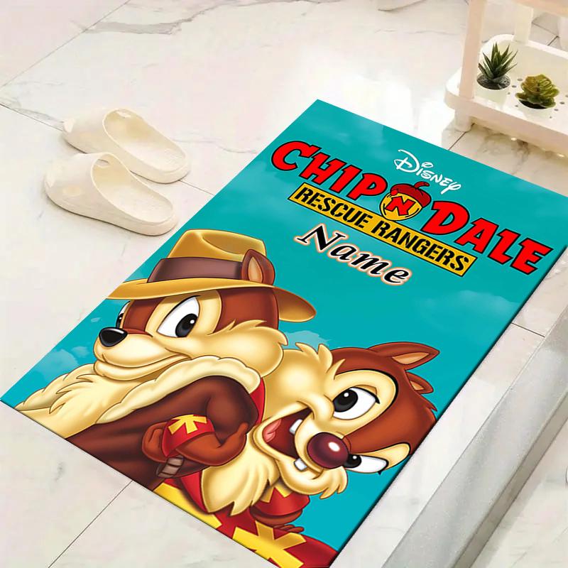 Custom 1Pc Chip Dale Adventure Rug Office Carpet Indoor Outdoor Entrance Doormat Nonslip Soft And Comfortable Living Room D91619