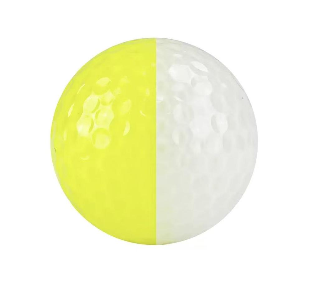 Double-Layer Two-Color Golf Practice Balls