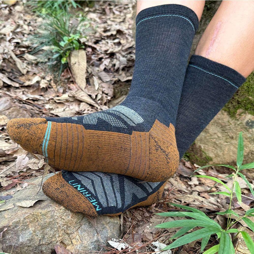 Fuzzy Merino Wool Socks Thickened Breathable Winter Warm Socks Mountaineering Outdoor Sports Socks For Men Women