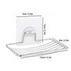 1/2pc Stainless Steel Soap Rack No Punching Wall Mounted Single Layer Soap Rack Home Bathroom Drainage Soap Storage Holder
