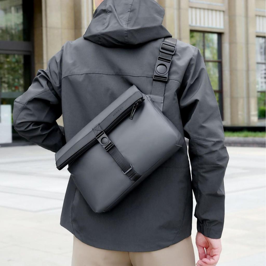 Men's 2025 Versatile Travel Backpack: Large-Capacity Crossbody & Commuting Briefcase