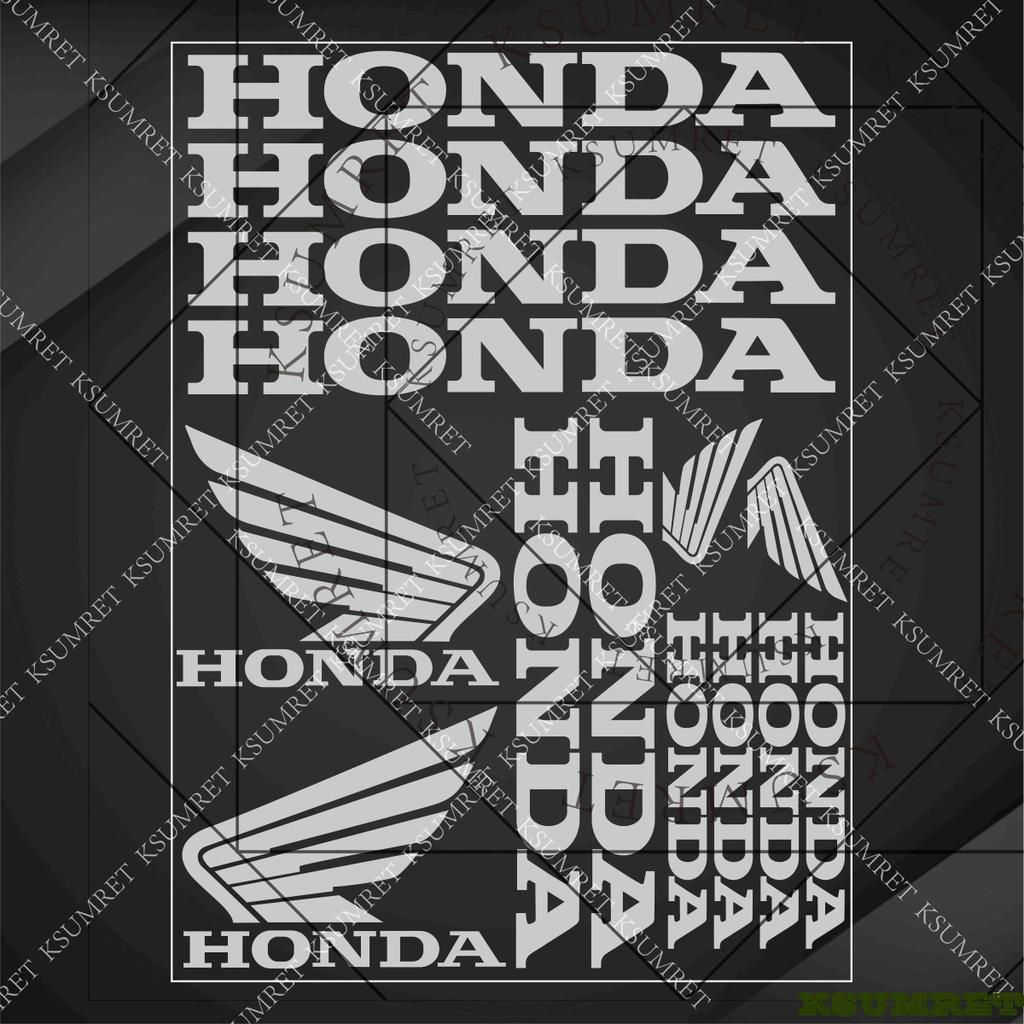 CKU5 Vinyl Honda Motorcycle Sticker Decal Tank Emblem Stickers