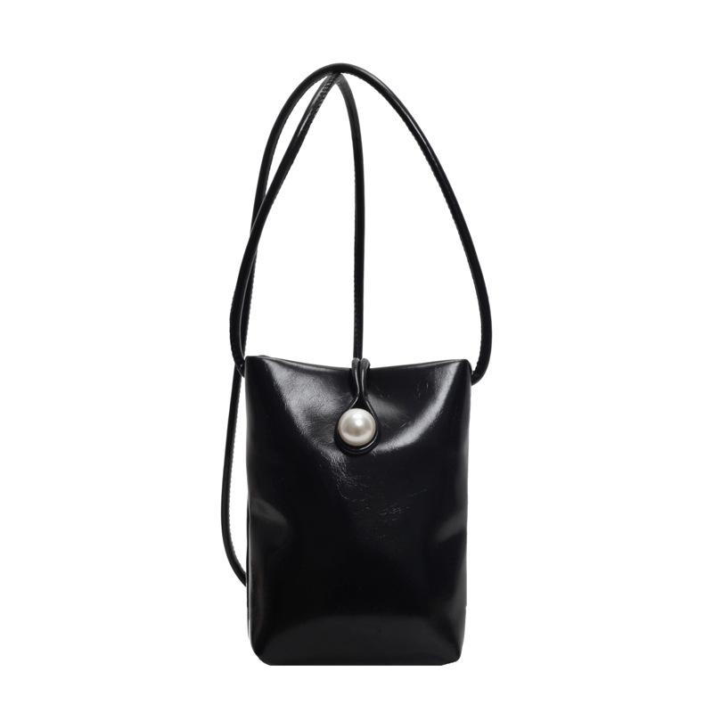 Small Bag Women's Mobile Phone Bag New Fashion Shoulder Messenger Bag Women's Fashion Simple Solid Color Small Square Bag