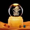 Harry Potter Crystal Ball Music Box with Warm Light Base - Desktop Night Light Souvenir Ornament