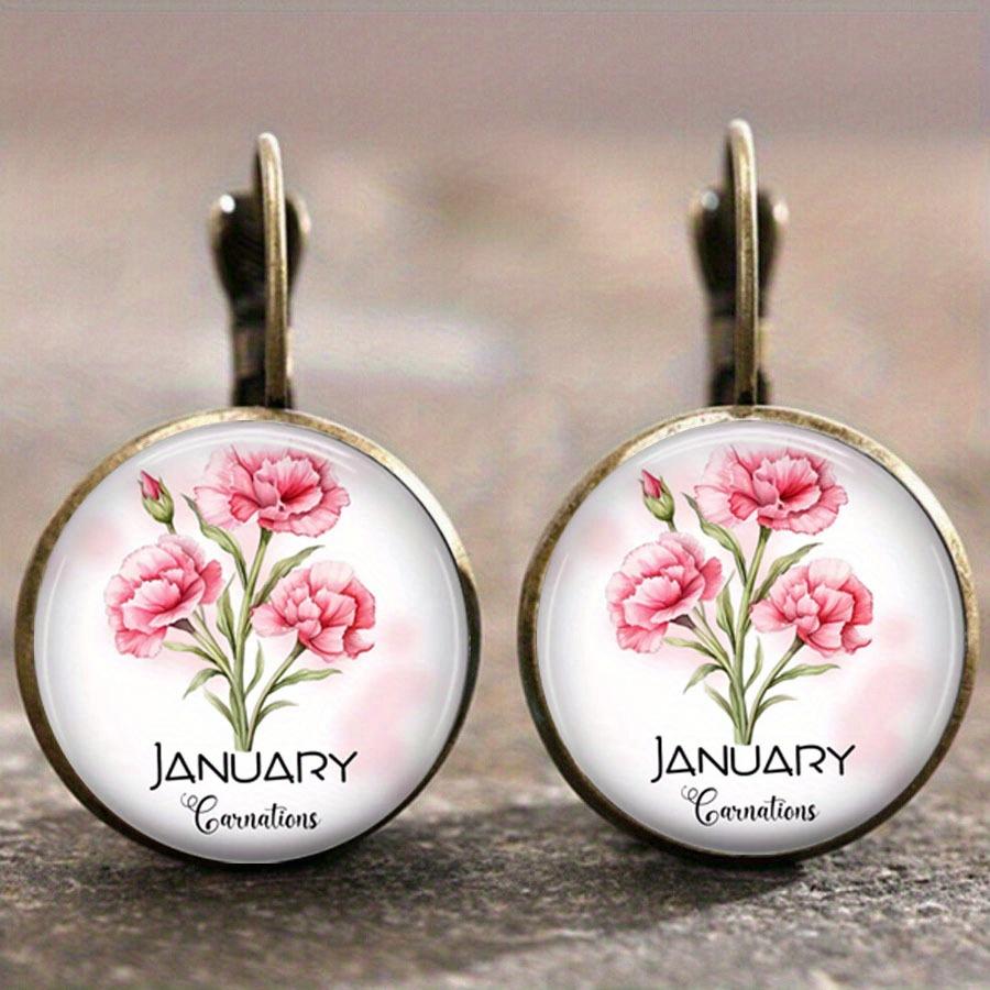 Fashion Earring Y2K Vintage Marigold Time Gem Flower Ear Buckle