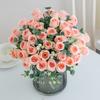 Artificial Flower Silk Ten Head Wedding Garden Courtyard Outdoor Decoration Festival Diy Vase Bridal Bouquet Accessories Hotsale