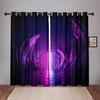 Thick Neon Emitted Light Cool Kids Window Curtain Bedroom Living Room Bathroom Kicthen Door Hall Home High Shading Blocking For Area Made Of Polyester