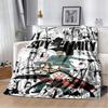 Spy x family cartoon and anime Print Flannel Blanket Ultra Soft Warm Throw For Bedroom Living Room Indoor Home Holiday Gift
