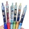 Hohe Ästhetik Haikyuu Anime Ausziehbarer Gel-Stift 0,5 mm Schnelltrocknende Schwarze Tinte Schüler Büro Unterschrift Kugelschreiber