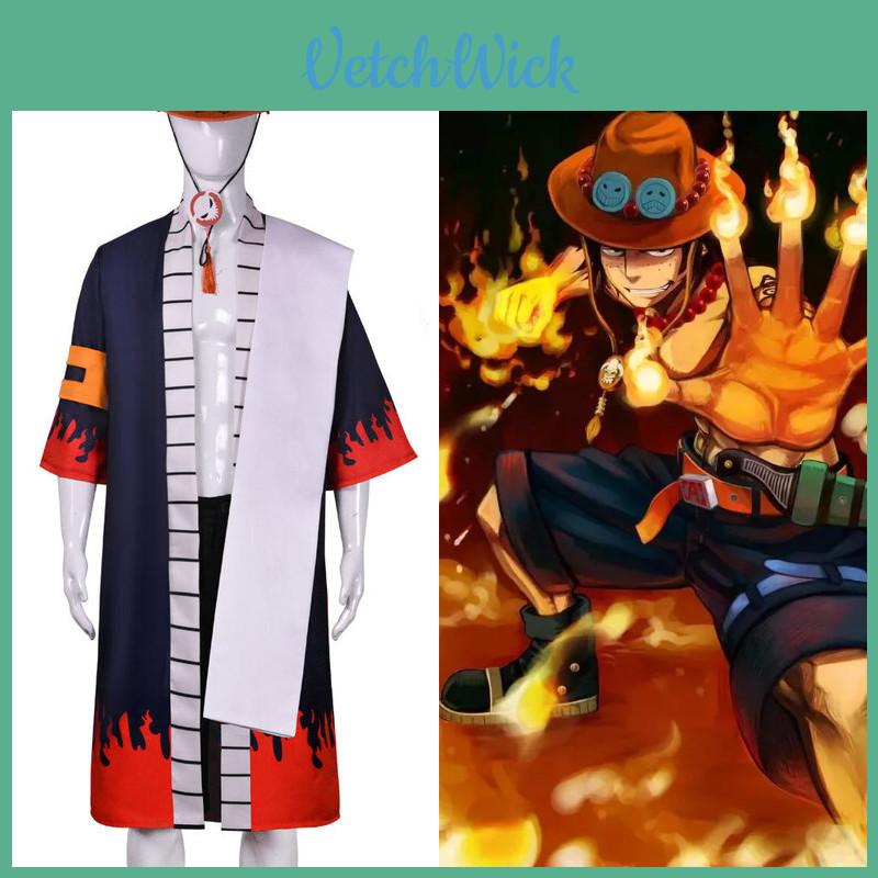Portgas·d· Ace Cosplay Costume For Adults Highly Restored One Piece Character Uniform