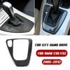 Car Gear Shift Panel Knob Cover Carbon Fiber Auto Box Interior Stickers For BMW E90 E92 E93 2005 2006 2007 2008 2009-2012year MD2