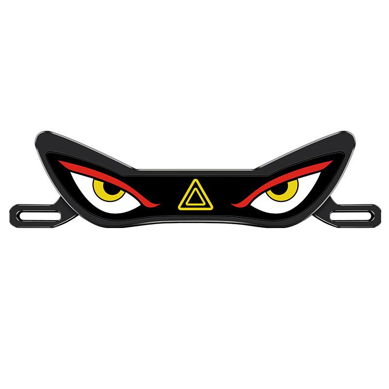 Devil's Eye Universal Motorcycle License Plate Light – Anti-Tailgating Dynamic Expression