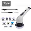 Dual-Use Powerful Handheld Electric Cleaning Brush for Bathroom, Glass, Kitchen, and Toilet