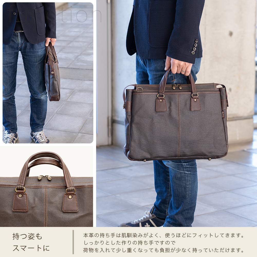 Koshibu Tote Business Made In Japanese Persimmon Many Toyooka Birthday [creare Kiki] Bag, Men's Bag, Lightweight, A4, Japan, Style, Indigo, Dyed,