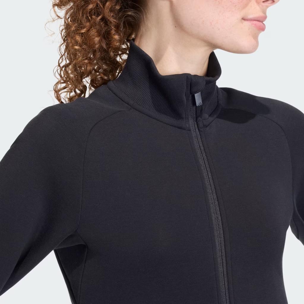 Adidas Jackets Women's Black Stand Collar Thin Other KE9141