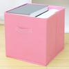 Fabric Storage Cube with Handle Large Capacity Easy Access Foldable Heavy-Duty Toys Clothes Storage Box Organization Accessory