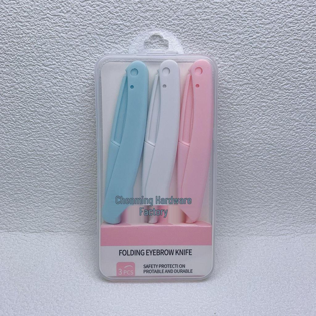 Foldable Safety Eyebrow Razor for Beginners – Unisex Multifunctional Shaping Tool