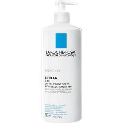 Lipid-Replenishing Body Milk - La Roche Posay - Lipikar - 48h - 750ml - Hypoallergenic