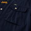 JEEP Men's Pure Cotton Long Sleeve Casual Shirt