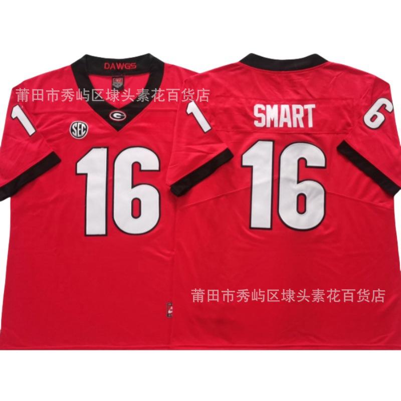 NCAA College Football Jersey Bulldogs Georgia Bulldogs Embroidery Spot Custom