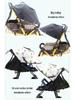 Universal Baby Stroller Sunshade Canopy with Pockets