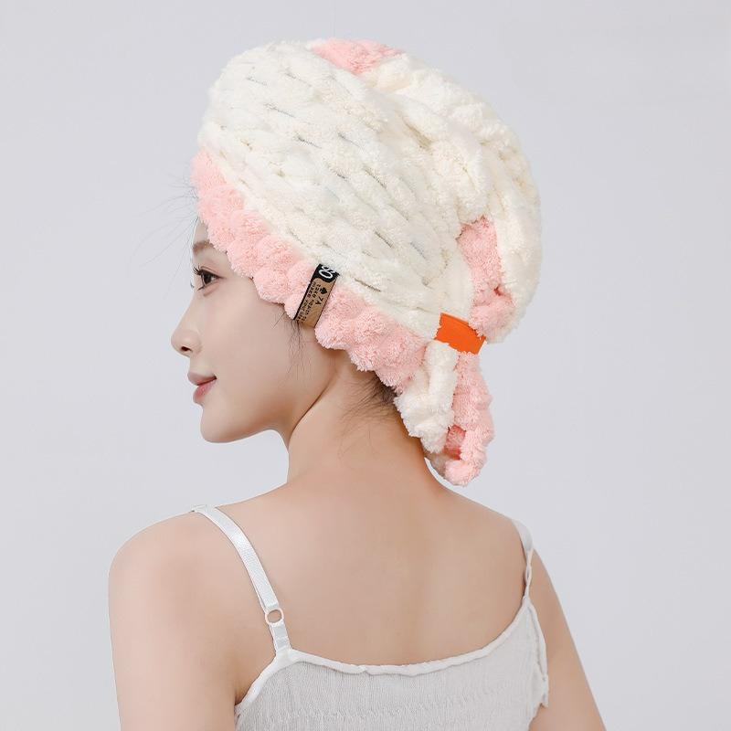 28x80cm Extra Large Microfiber Hair Towel Turban Super Absorbent Quick-Dry Wide Brim for Women Men Curly Wavy Straight Hair