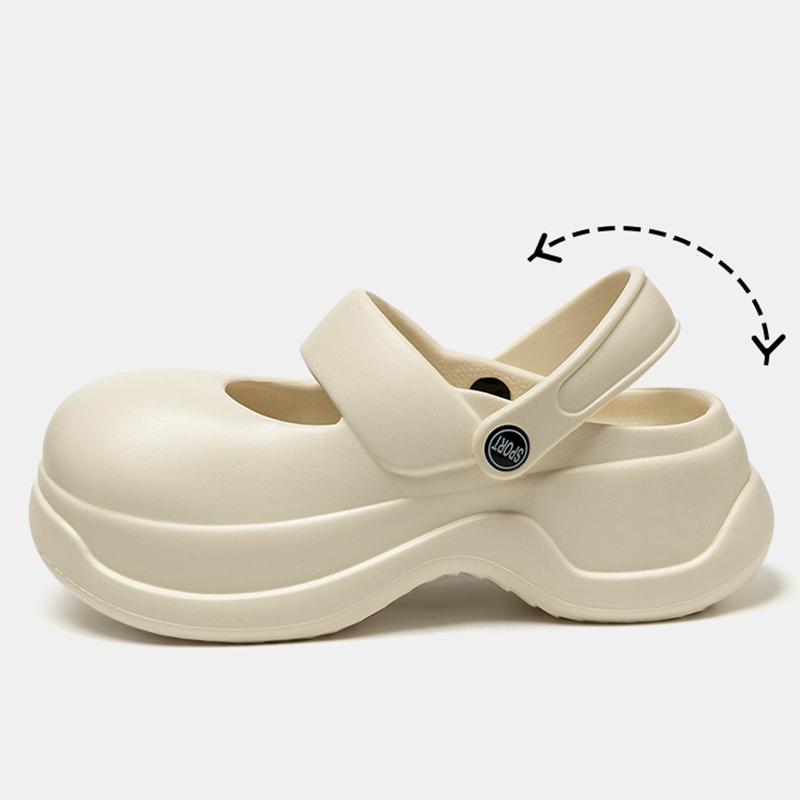 Fashion Smile Women's Sandals Soft Comfortable Home Non-slip And Wear-resistant EVA Slippers Beach Shoes New Summer Thick-soled Slippers