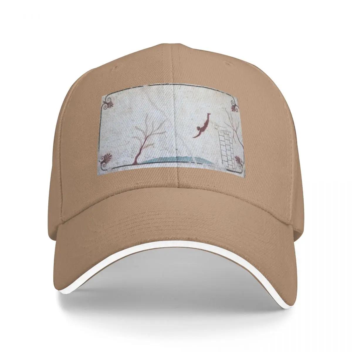 Tomb of the Diver, Paestum Baseball Cap Rave Golf Cap luxury woman cap Luxury Woman Men s