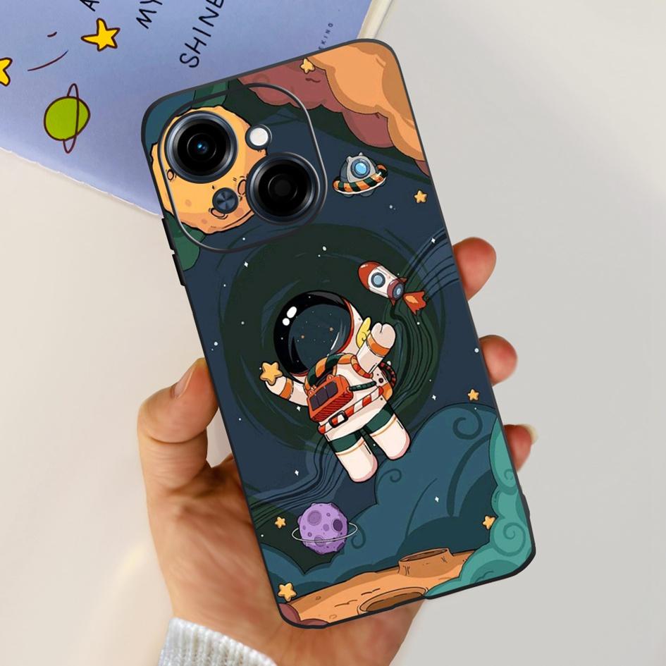 For Phone Case Tecno Spark Go 1 Cover 2024 Popular Flower Soft Silicone Back Protective Cover For Tecno Spark Go 2025 Pop 9 Etui