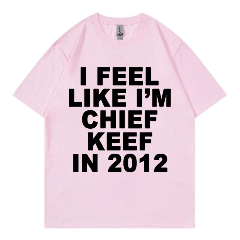Rapper Chief Keef Merch T ShirtUnisex Clothing Fashion Hip Hop Short Sleeve T-shirts Summer Casual Loose 100%cotton T-shirt