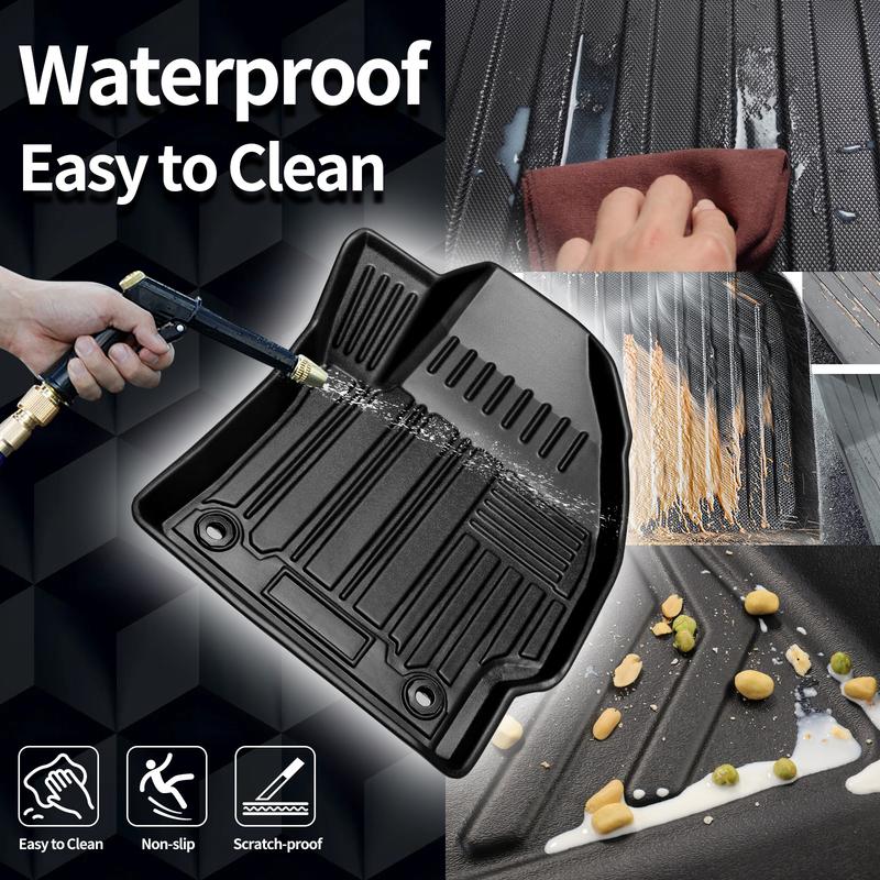 for Kia EV3 2024 2025 2026 GT TPE Rear Boot Mat with Seat Back Cover Full Coverage Easy tallation Accessories