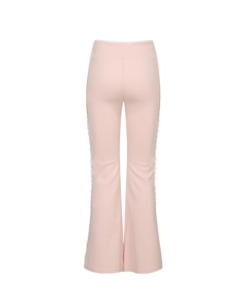 Moabel Contour Line Ribbon Pants - Pink