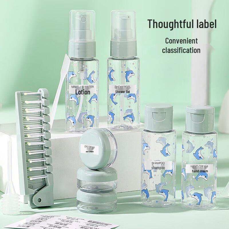 Přenosná sada lahviček na doplňování na cesty