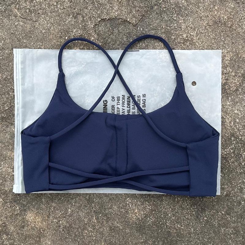 Lulu Shockproof Nude Fitness Bra: Quick-Dry Outdoor Running Sports Top for Women