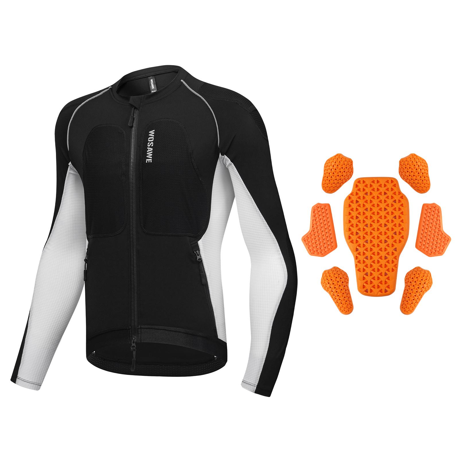 

Wosawe Мужской костюм для экстремальных видов спорта, внедорожный мотоциклетный, дышащий, эластичный, облегающий, для езды на мотоцикле 3XL белый