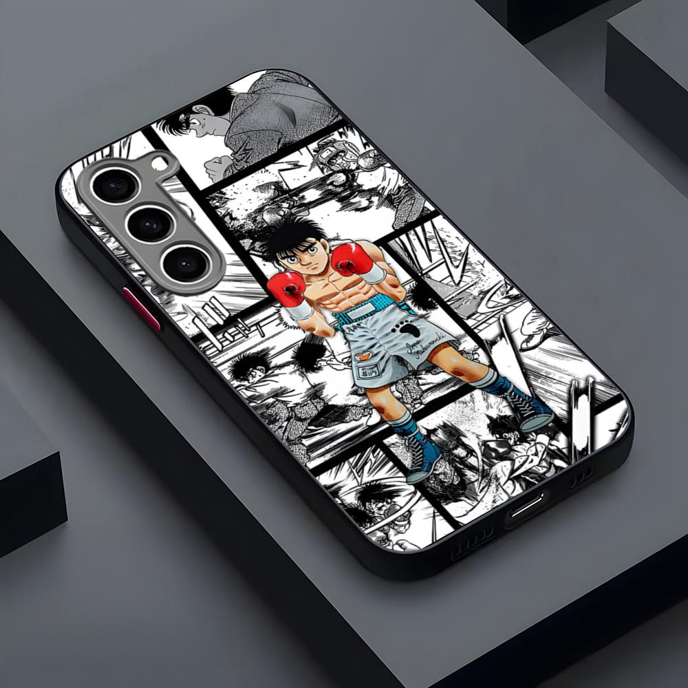 Boxing Hajime No Ippo Anime Art Phone Case Matte Transparent For Samsung S25Plus S21fe S22 FE S23 Ultra S24 Plus S25 Cover