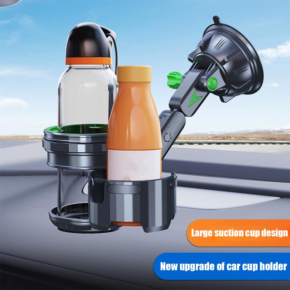 Car Suction Up Cup Holder Adjustable Non-Slip Vacuum Recessed Accessories Cup Drink Stand Suction Cup Car Support Folding X0D8