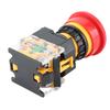 22MM Red Self Locking Emergency Stop Switch Button with Big Mushroom Head